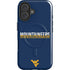 West Virginia University Blue Wood Floor iPhone 16 Plus Magsafe Impact Case